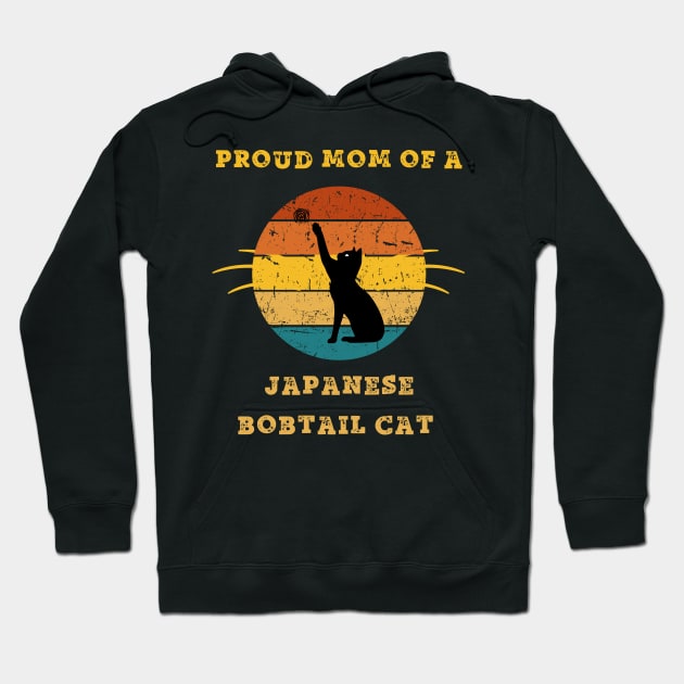 japanese bobtail cat mom Hoodie by vaporgraphic